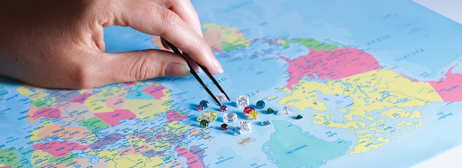 Diamond Sourcing Map